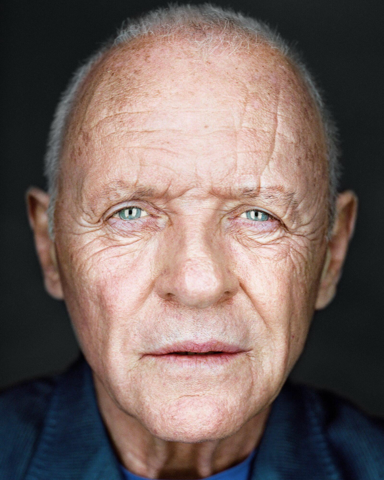Retrato de Anthony Hopkins
