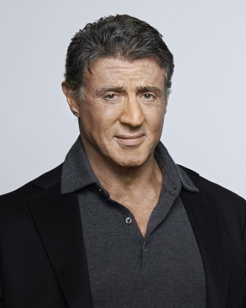 Retrato de Sylvester Stallone