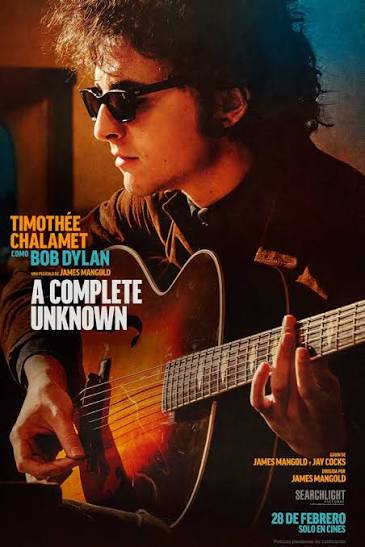 Cartel de A Complete Unknown (Un completo desconocido)