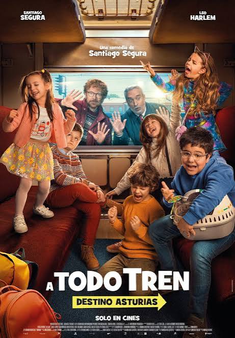 Cartel de ¡A todo tren! Destino Asturias