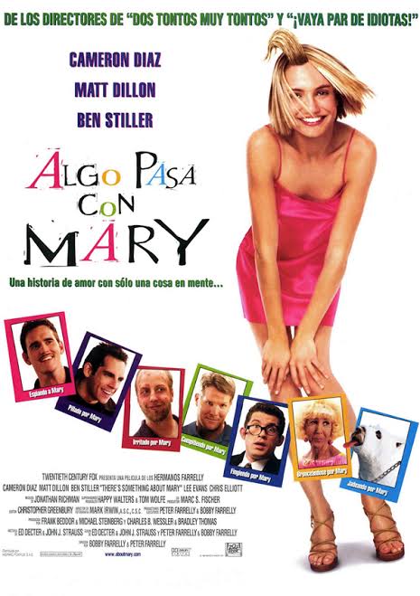 Cartel de Algo pasa con Mary