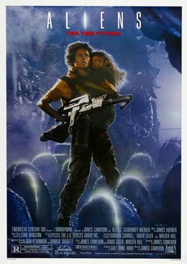 Cartel de Aliens: El regreso