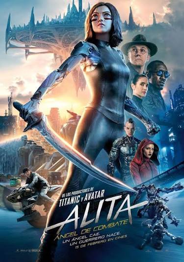Cartel de Alita: Ángel de combate