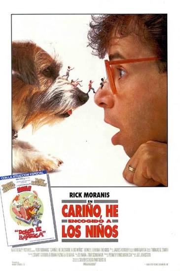 Cartel de Cariño, he encogido a los niños