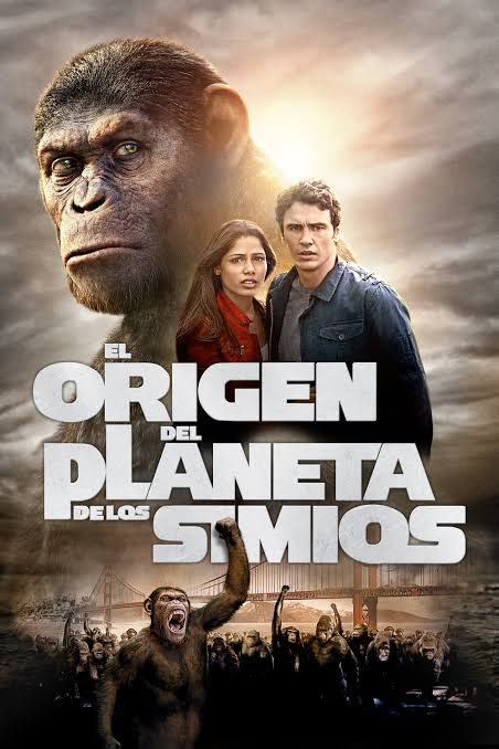 Cartel de El origen del planeta de los simios