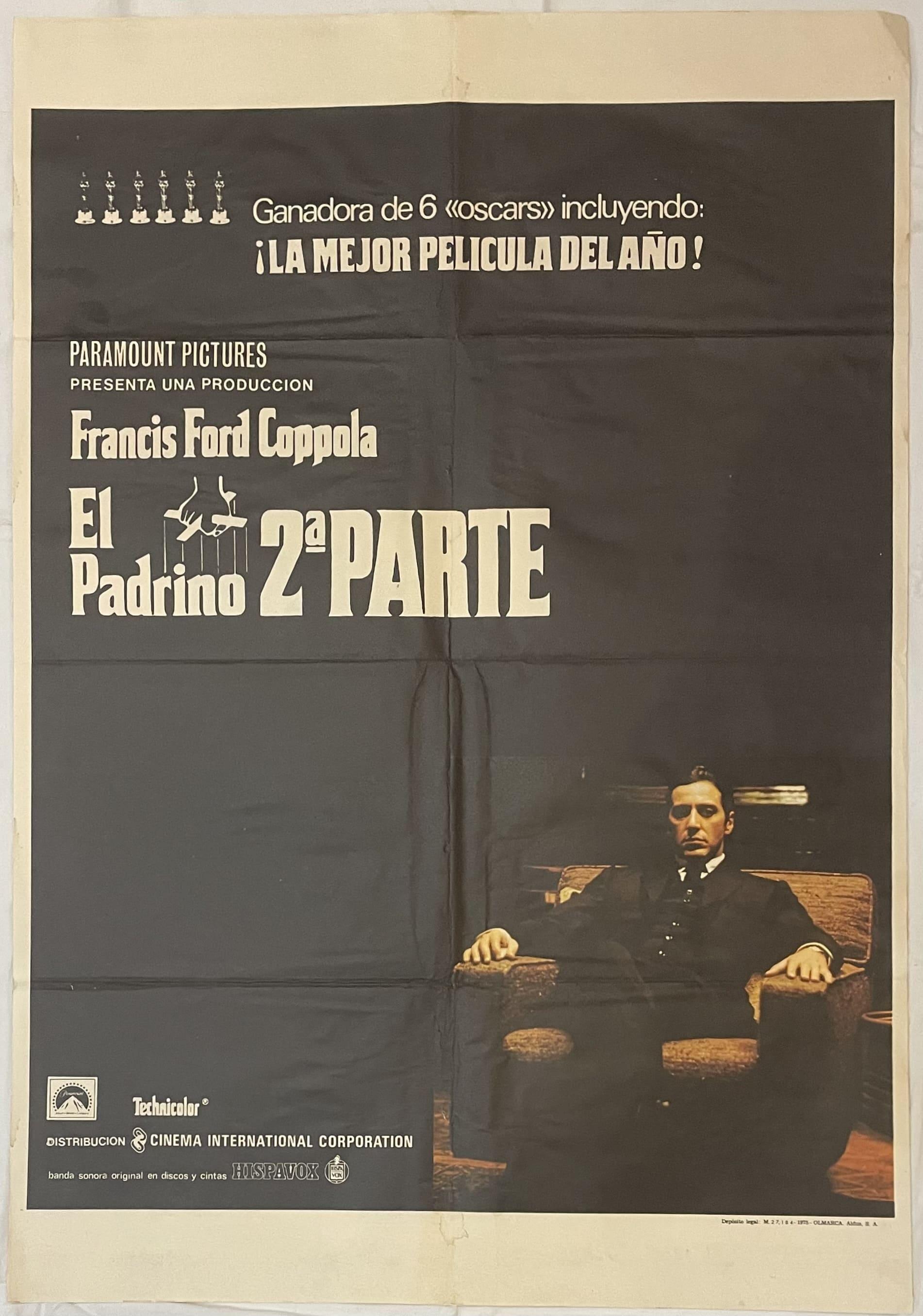 Cartel de El Padrino II