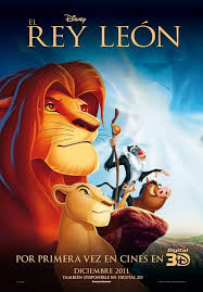 Cartel de El Rey León
