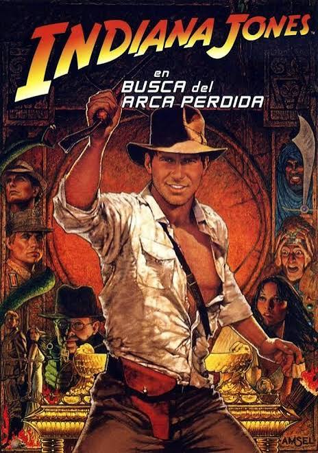 Cartel de Indiana Jones en busca del arca perdida