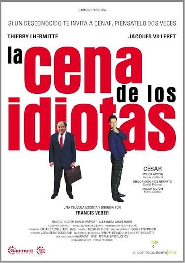 Cartel de La cena de los idiotas