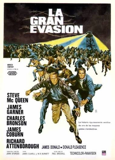Cartel de La gran evasión
