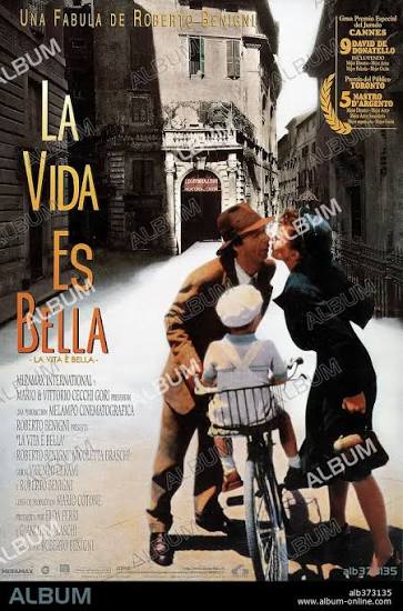 Cartel de La vida es bella