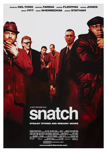 Cartel de Snatch: Cerdos y diamantes